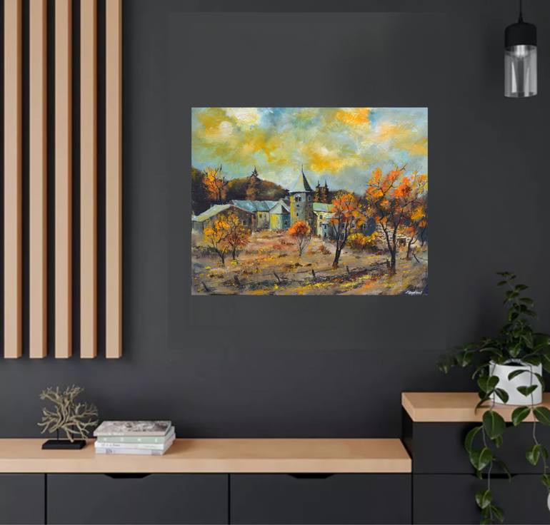 Original Expressionism Landscape Painting by Pol Ledent