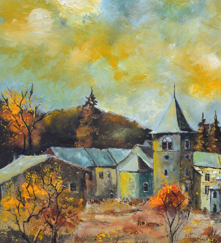Original Expressionism Landscape Painting by Pol Ledent