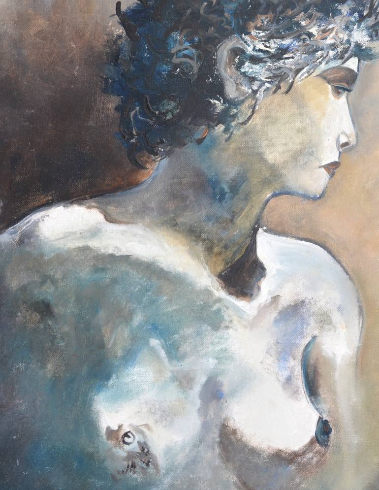 Original Impressionism Women Painting by Pol Ledent