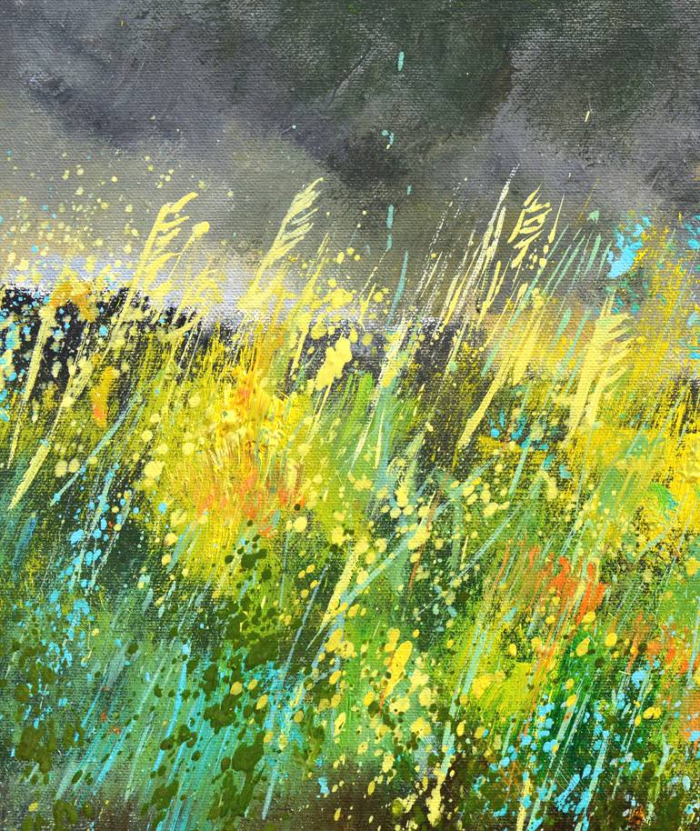 Original Expressionism Landscape Painting by Pol Ledent