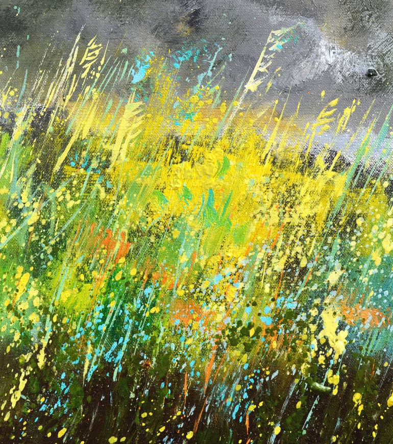 Original Expressionism Landscape Painting by Pol Ledent