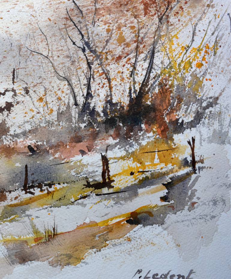 Original Expressionism Landscape Painting by Pol Ledent