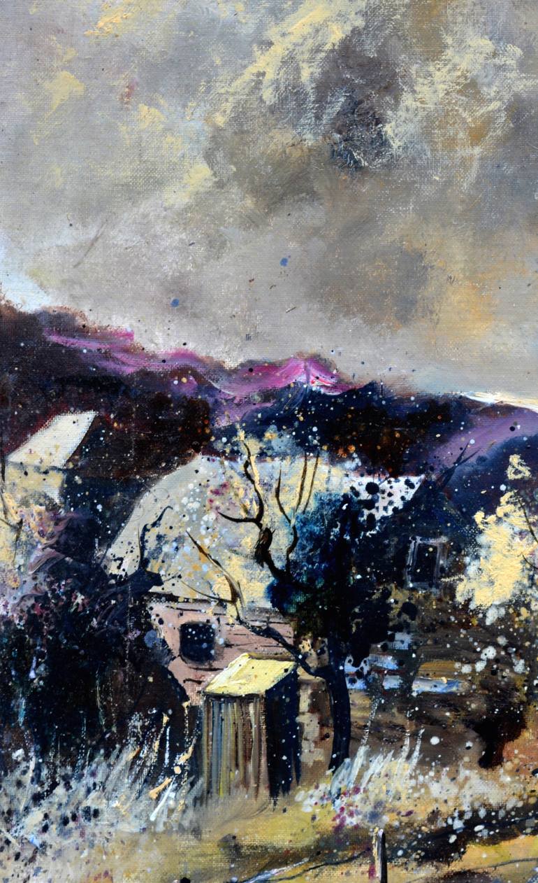 Original Expressionism Landscape Painting by Pol Ledent