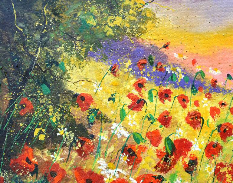 Original Expressionism Landscape Painting by Pol Ledent