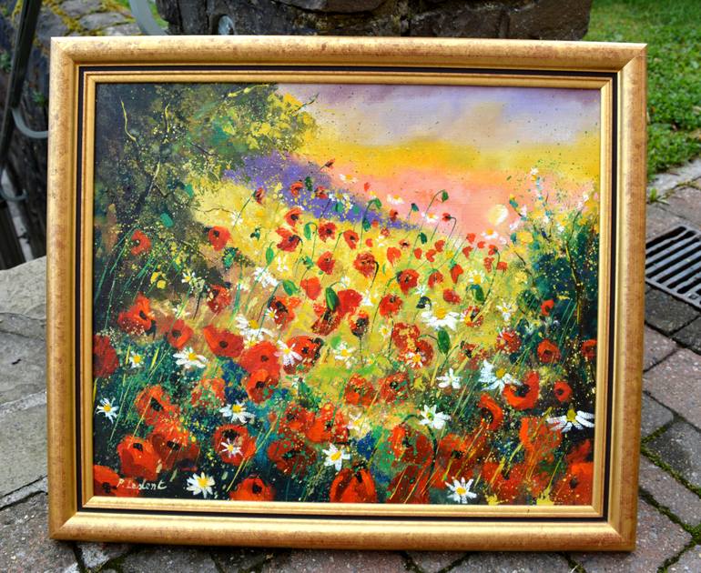 Original Expressionism Landscape Painting by Pol Ledent