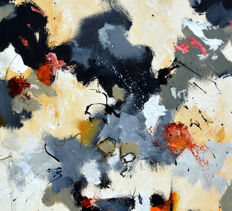 Original Abstract Painting by Pol Ledent