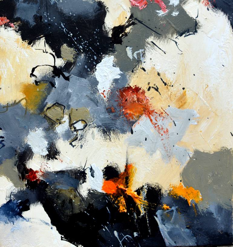 Original Abstract Painting by Pol Ledent
