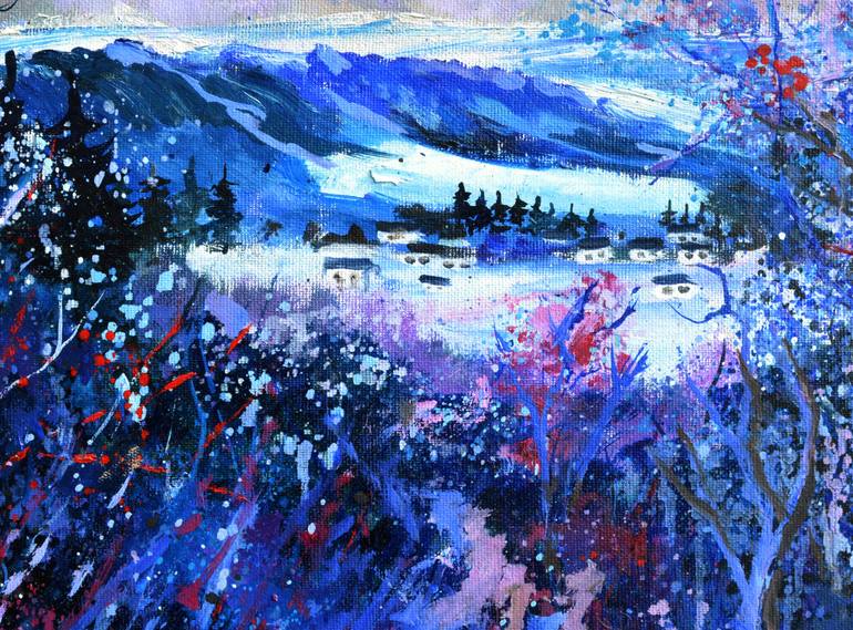 Original Expressionism Landscape Painting by Pol Ledent