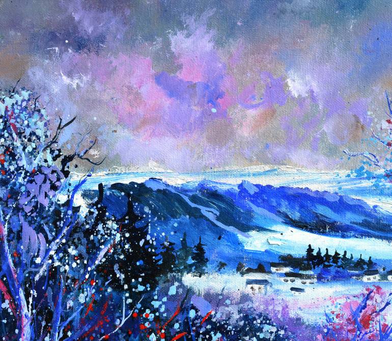 Original Expressionism Landscape Painting by Pol Ledent