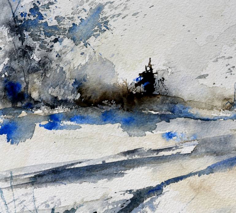 Original Expressionism Landscape Painting by Pol Ledent