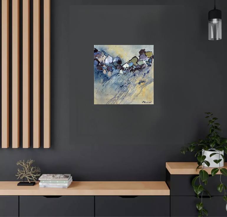 Original Abstract Painting by Pol Ledent