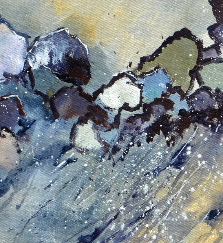 Original Abstract Painting by Pol Ledent