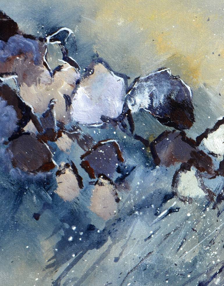 Original Abstract Painting by Pol Ledent