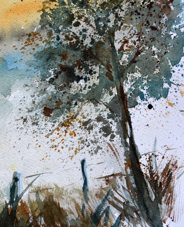 Original Expressionism Landscape Painting by Pol Ledent