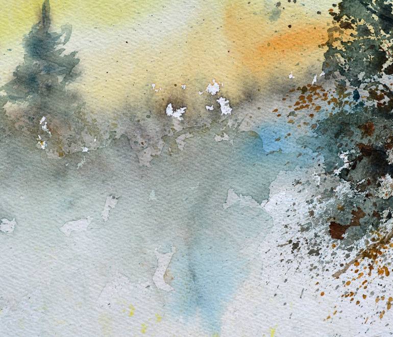 Original Expressionism Landscape Painting by Pol Ledent