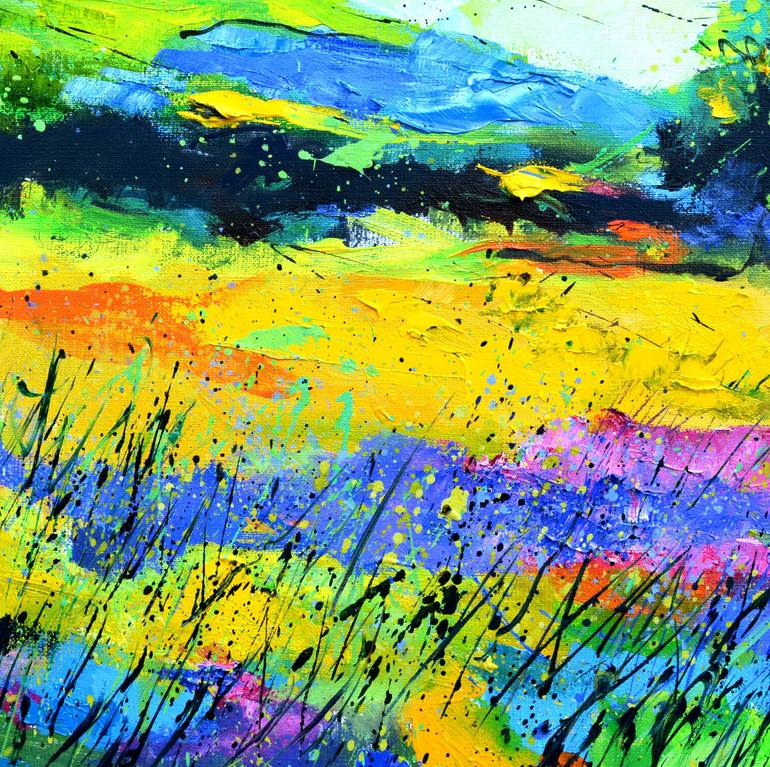 Original Impressionism Landscape Painting by Pol Ledent