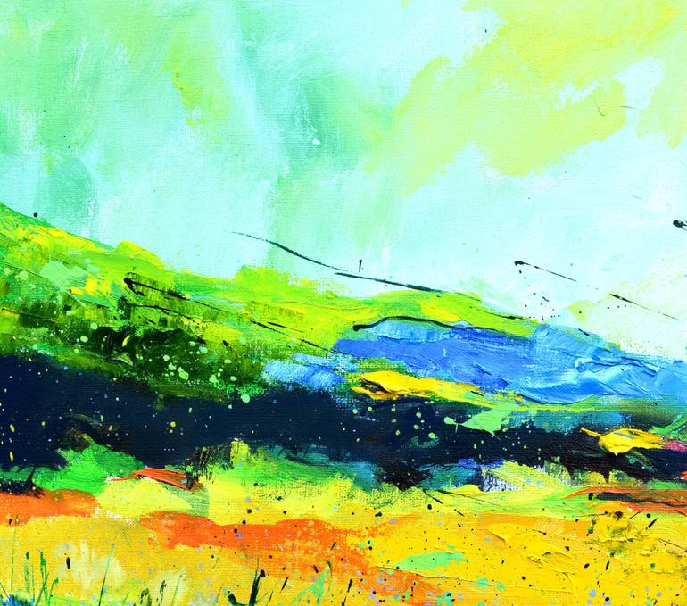 Original Impressionism Landscape Painting by Pol Ledent