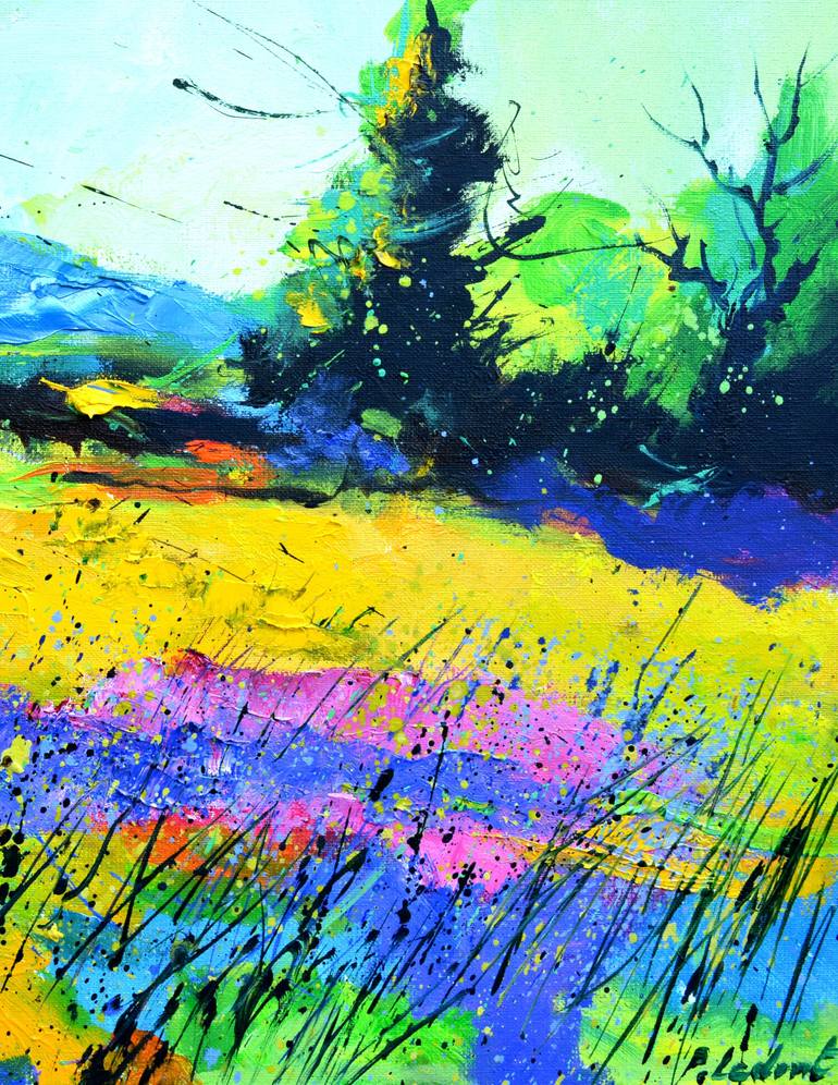 Original Impressionism Landscape Painting by Pol Ledent