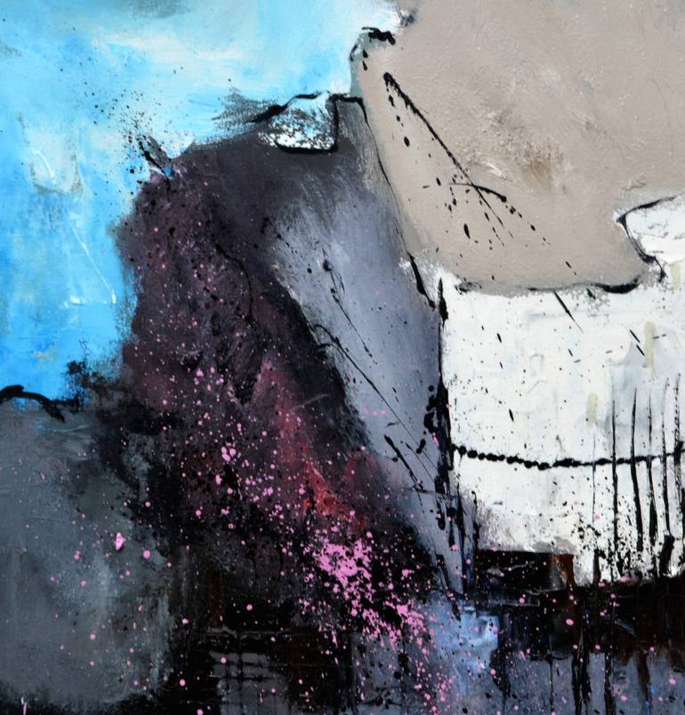 Original Abstract Painting by Pol Ledent