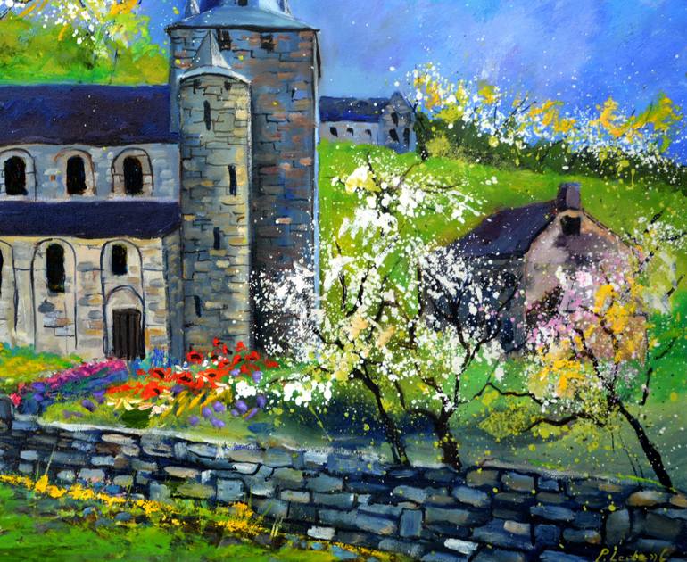 Original Expressionism Landscape Painting by Pol Ledent