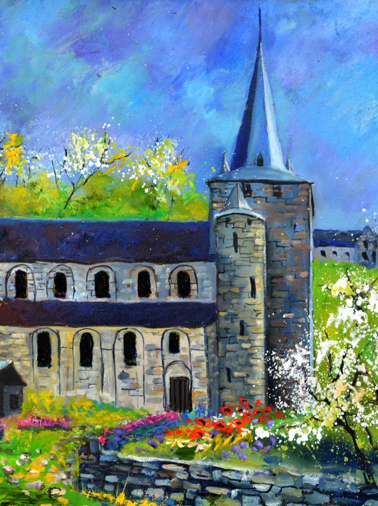 Original Expressionism Landscape Painting by Pol Ledent