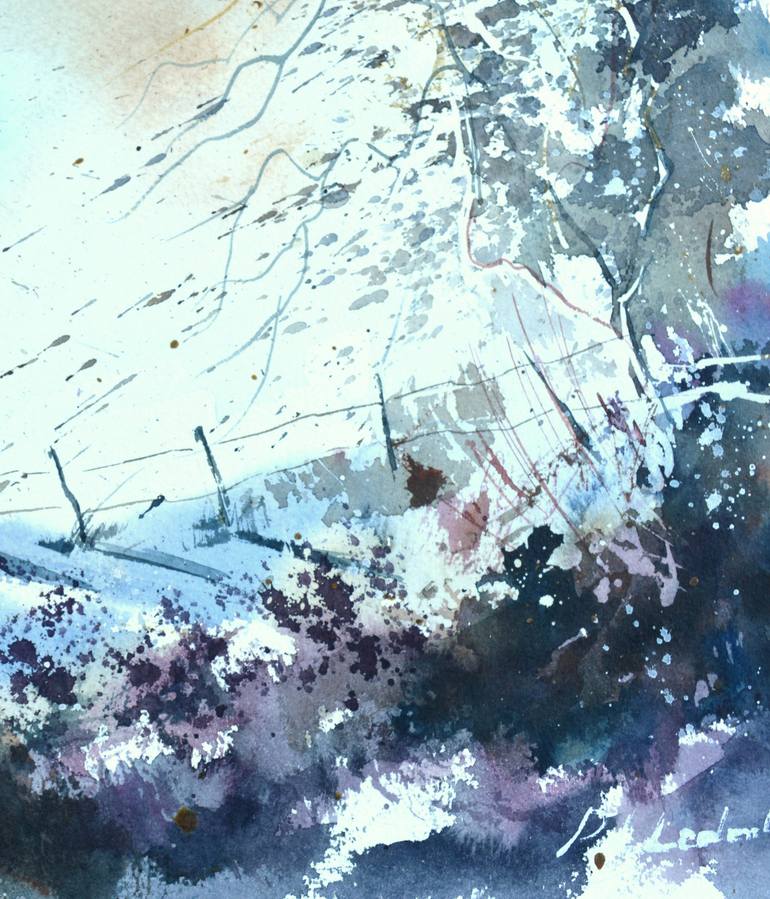 Original Expressionism Landscape Painting by Pol Ledent
