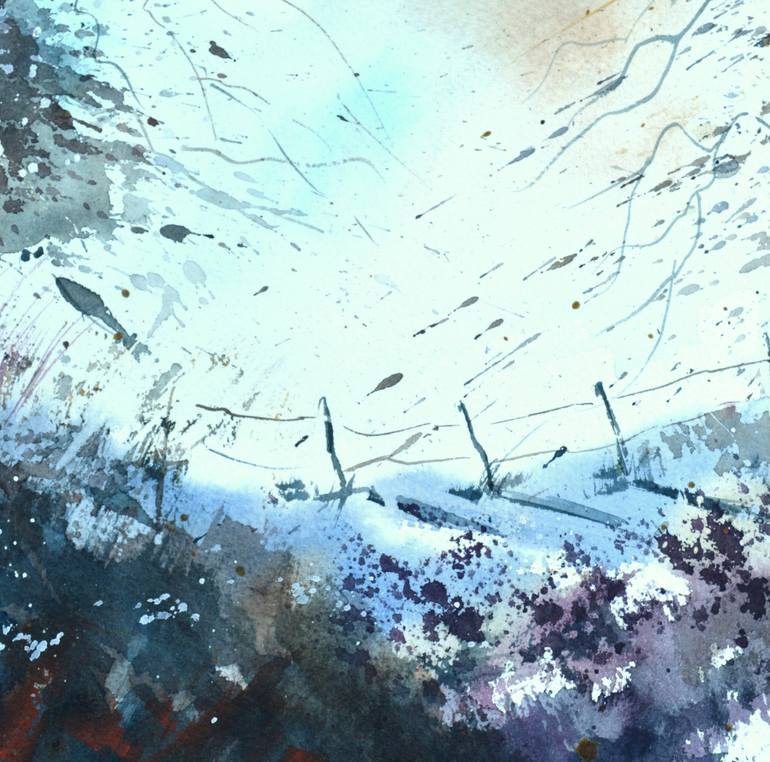 Original Expressionism Landscape Painting by Pol Ledent