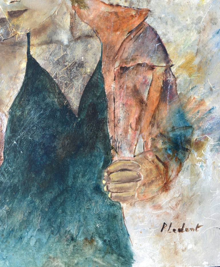 Original Impressionism Women Painting by Pol Ledent