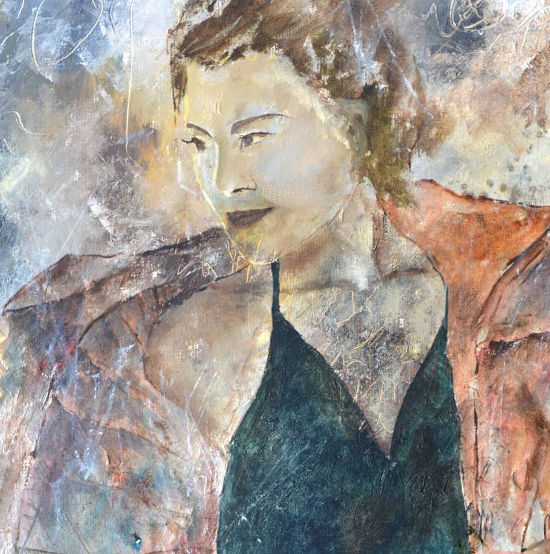 Original Impressionism Women Painting by Pol Ledent