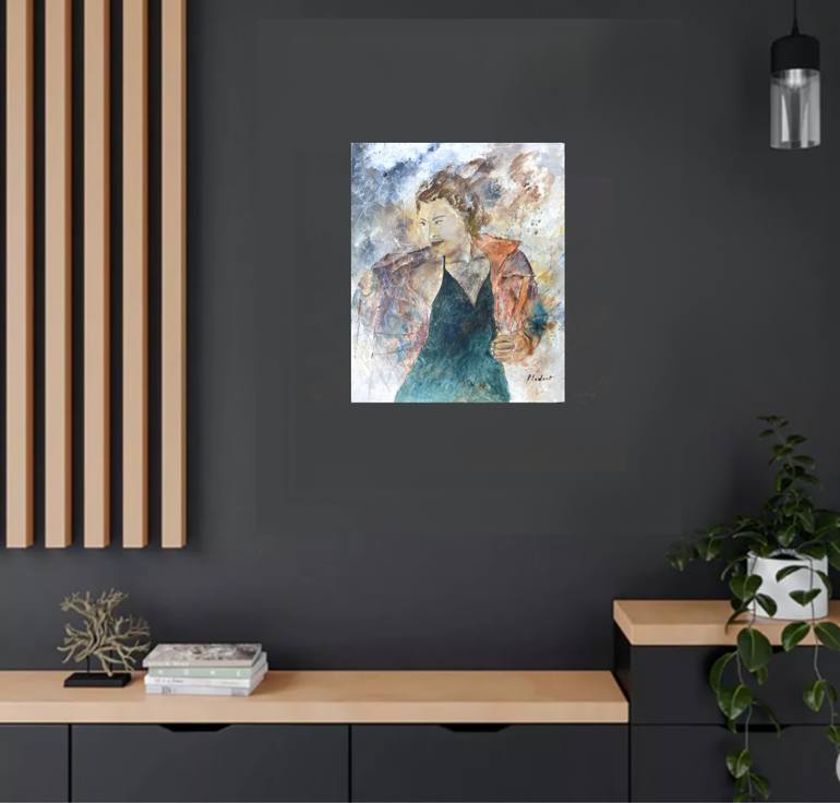 Original Impressionism Women Painting by Pol Ledent
