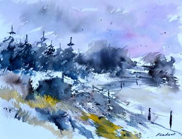 Original Expressionism Landscape Paintings by Pol Ledent