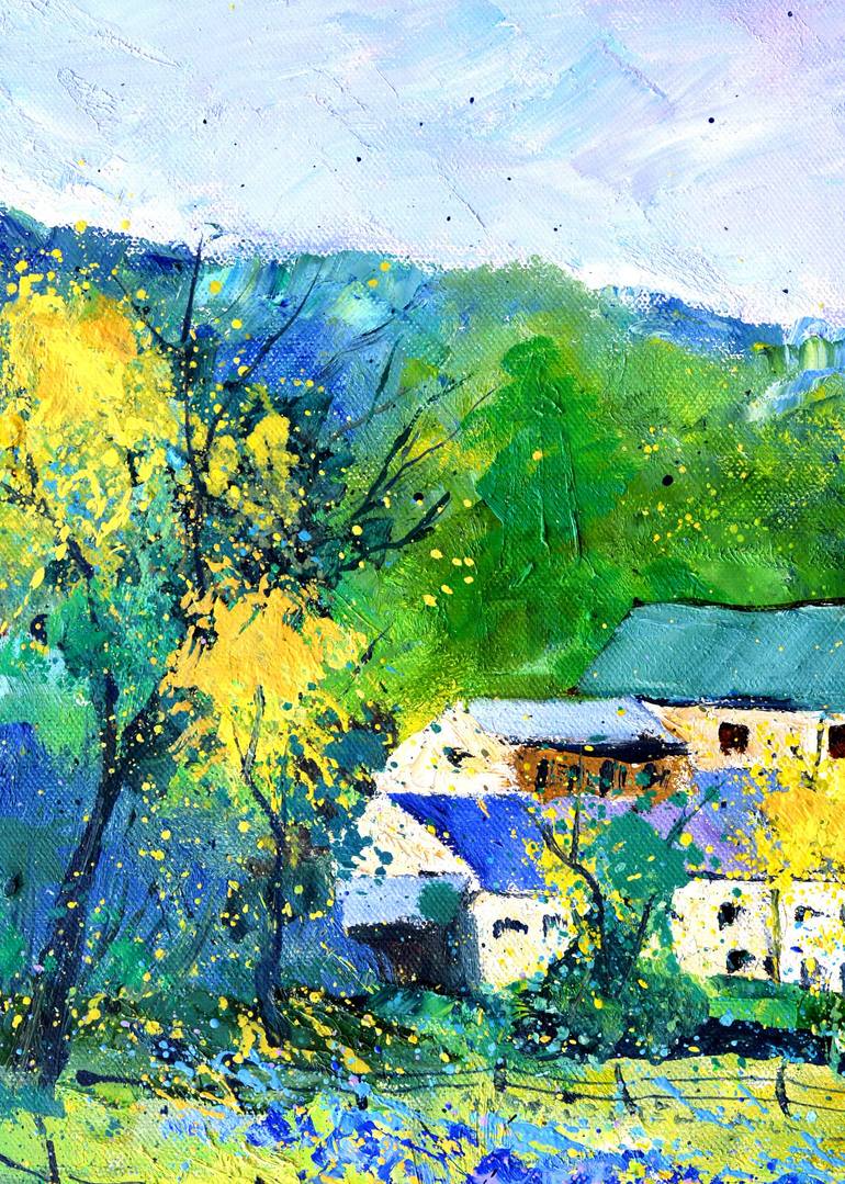 Original Impressionism Landscape Painting by Pol Ledent