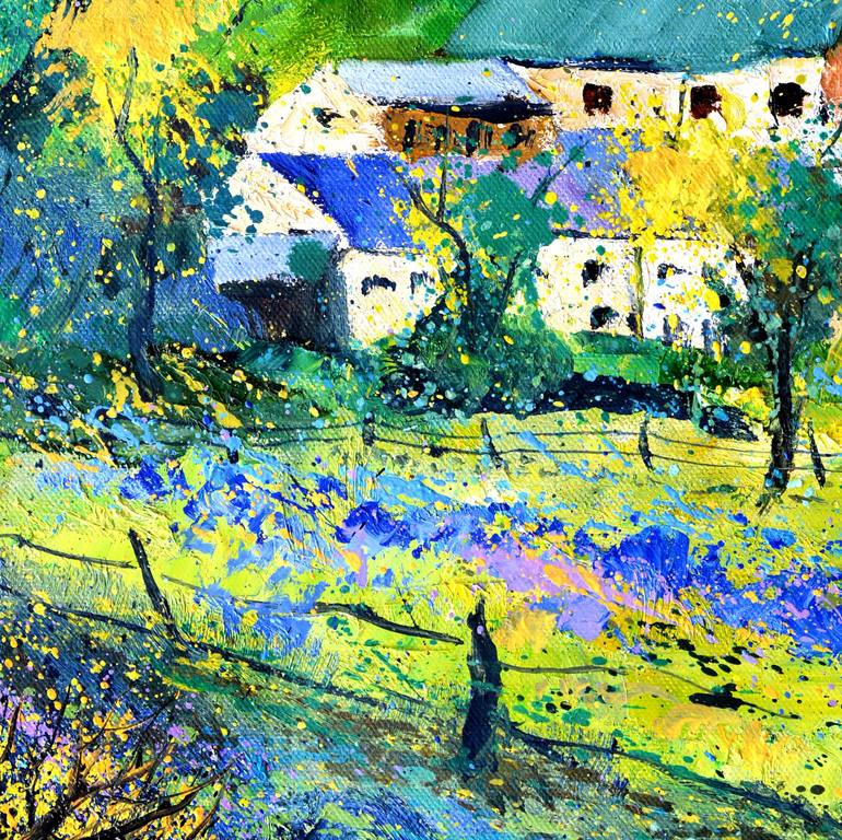 Original Impressionism Landscape Painting by Pol Ledent