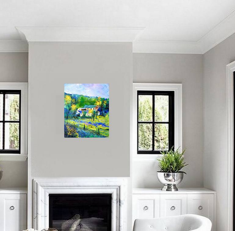 Original Impressionism Landscape Painting by Pol Ledent