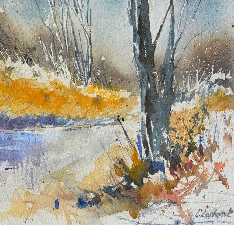 Original Expressionism Landscape Painting by Pol Ledent