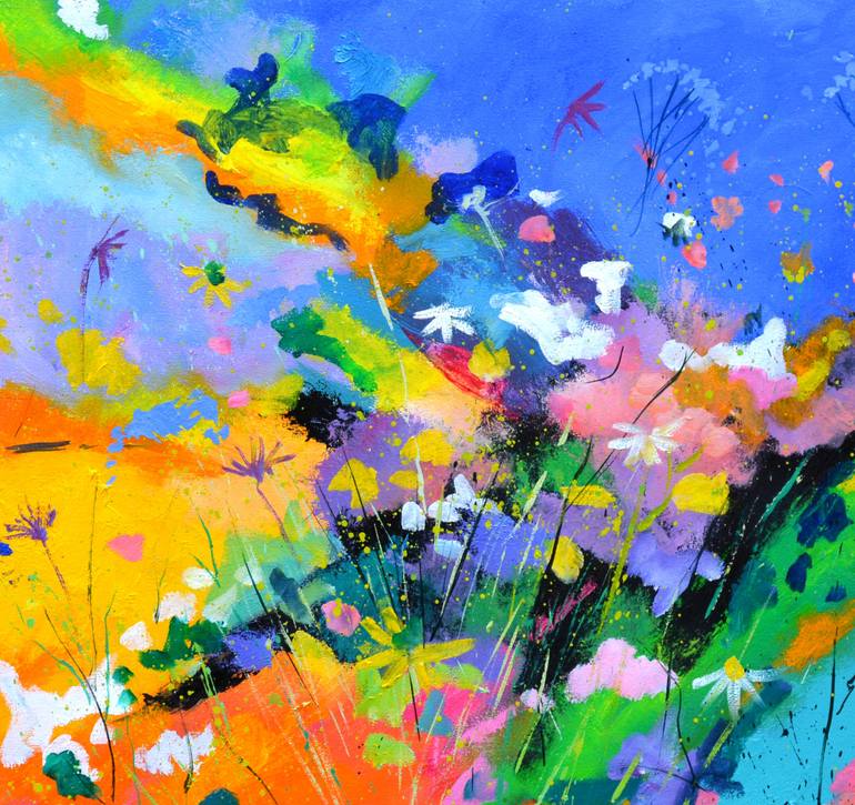 Original Impressionism Landscape Painting by Pol Ledent