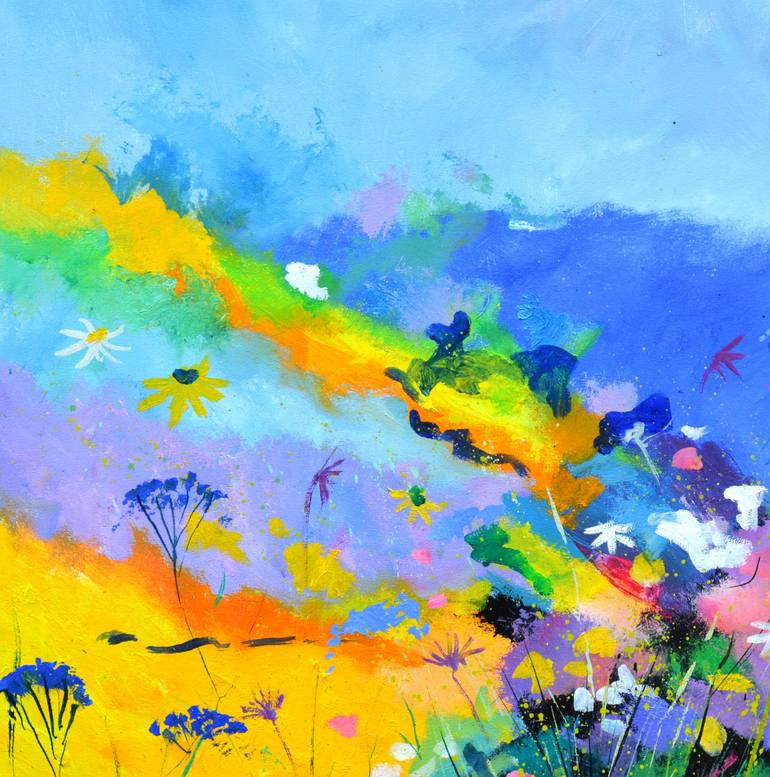Original Impressionism Landscape Painting by Pol Ledent