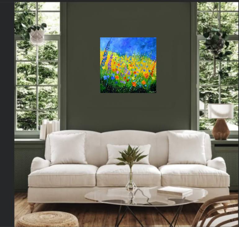 Original Impressionism Landscape Painting by Pol Ledent