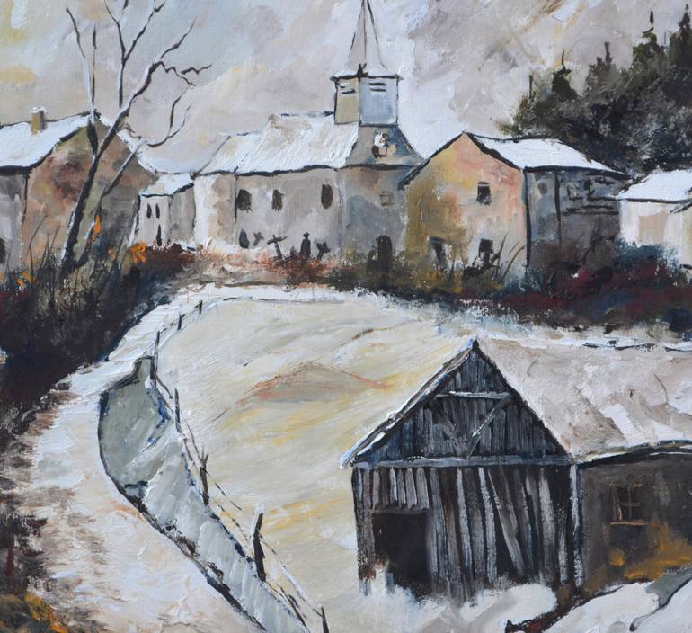 Original Expressionism Landscape Painting by Pol Ledent