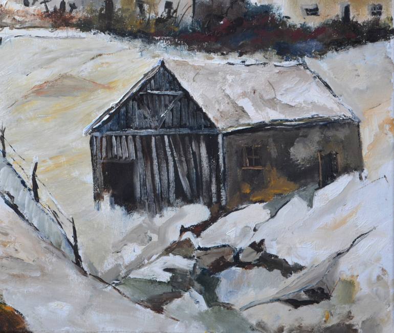 Original Expressionism Landscape Painting by Pol Ledent