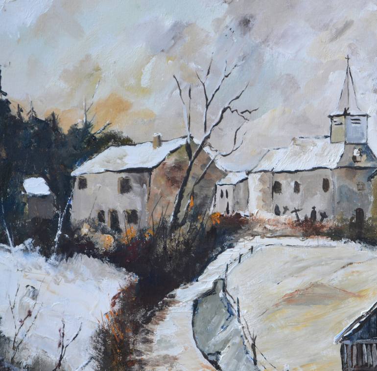 Original Expressionism Landscape Painting by Pol Ledent