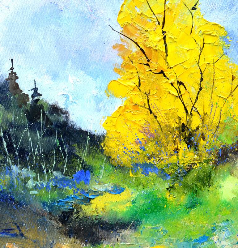 Original Impressionism Landscape Painting by Pol Ledent