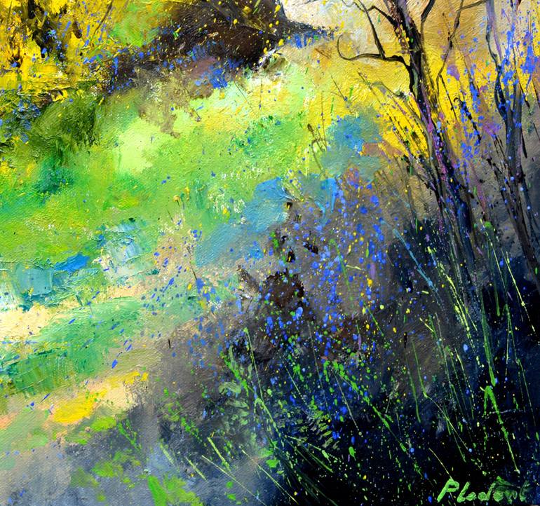 Original Impressionism Landscape Painting by Pol Ledent