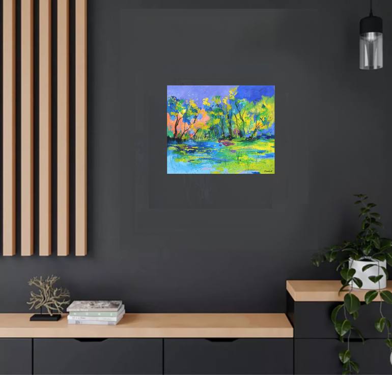 Original Impressionism Landscape Painting by Pol Ledent