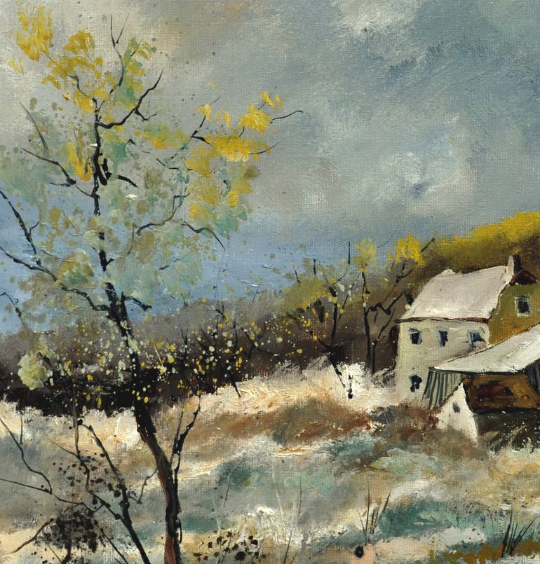 Original Expressionism Landscape Painting by Pol Ledent