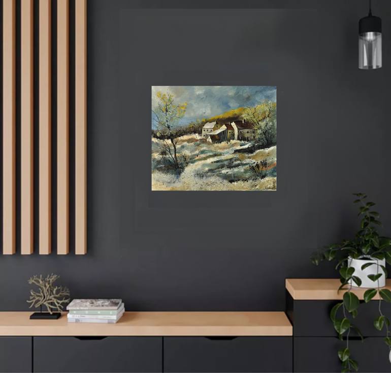 Original Expressionism Landscape Painting by Pol Ledent