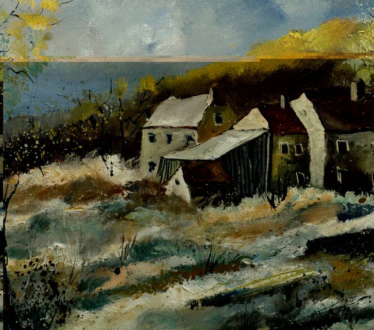 Original Expressionism Landscape Painting by Pol Ledent