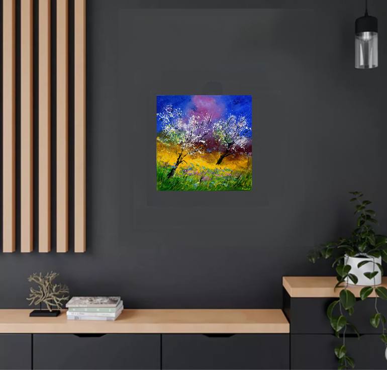 Original Impressionism Landscape Painting by Pol Ledent