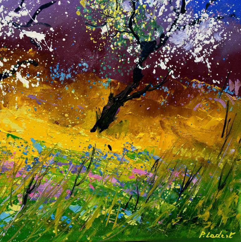 Original Impressionism Landscape Painting by Pol Ledent