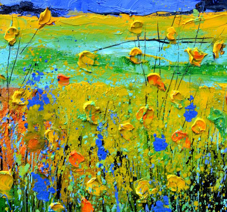 Original Impressionism Landscape Painting by Pol Ledent
